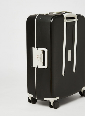 Medium Textured Trolley أسود