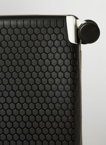Medium Textured Trolley أسود