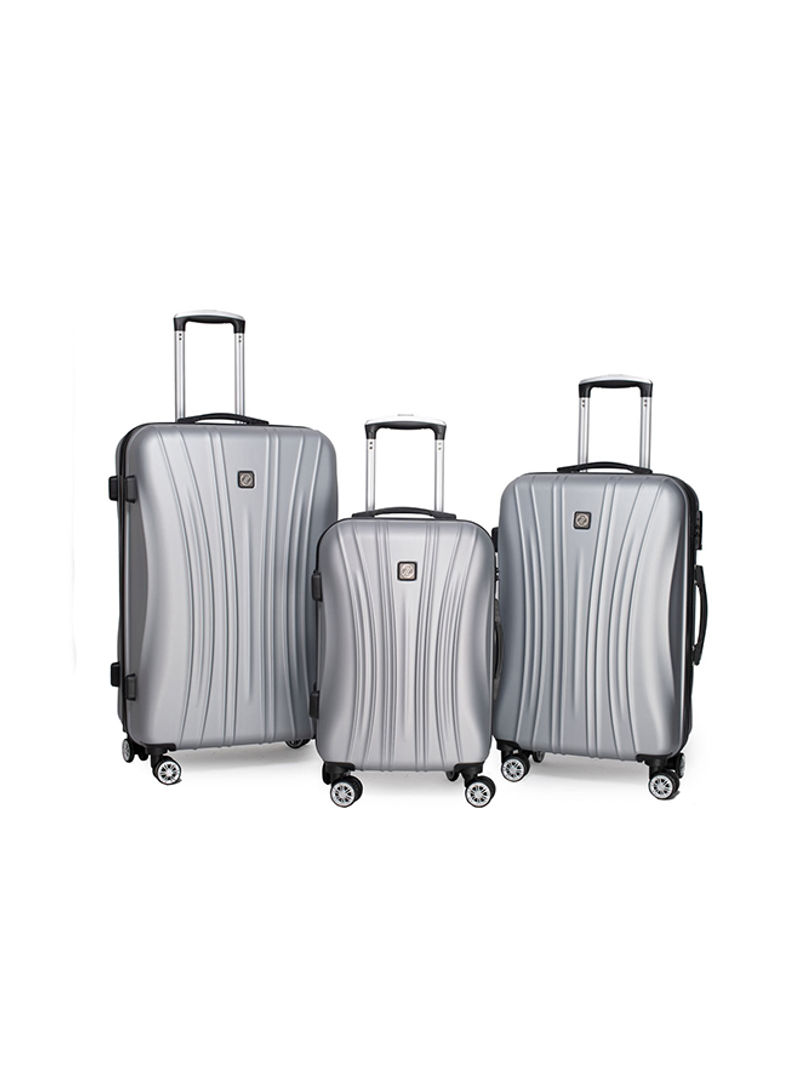 3-Piece Travelmate Luggage Set Silver