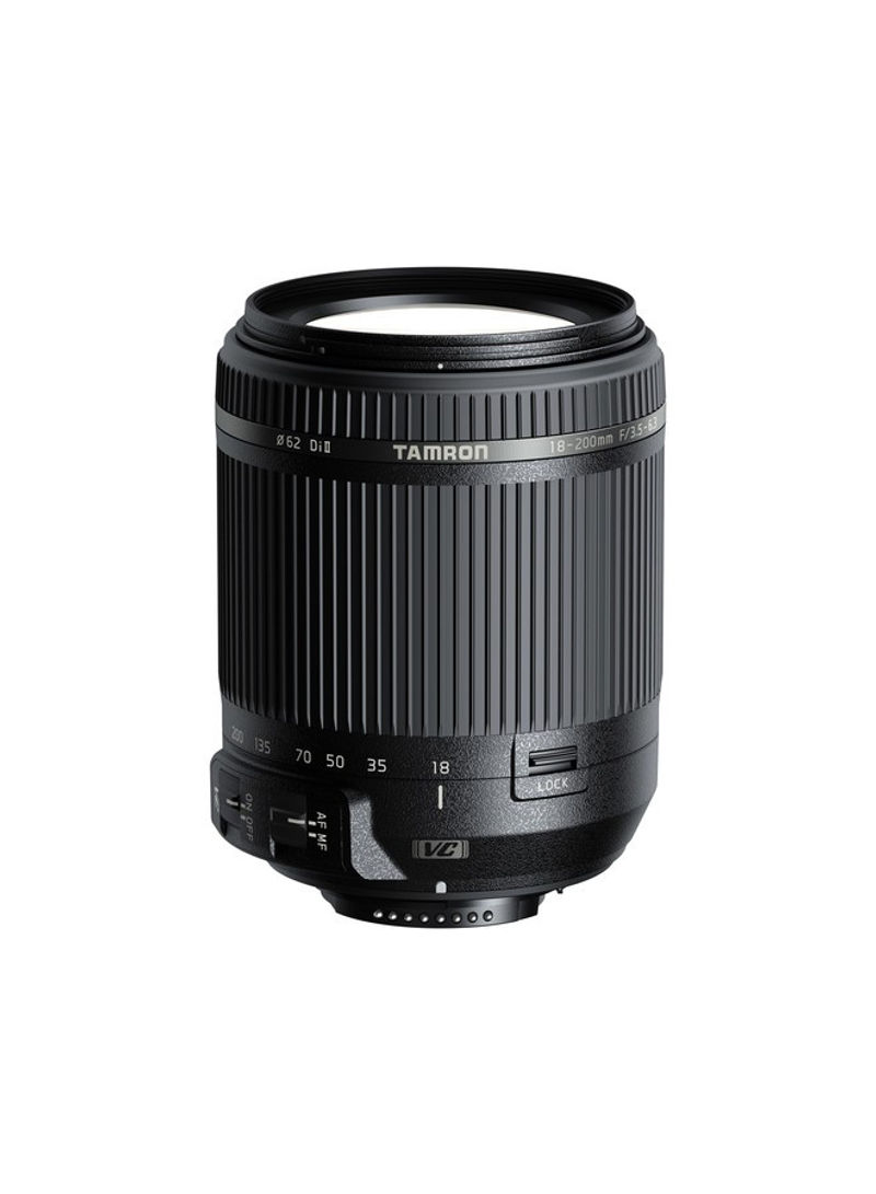 Di II VC 18-200mm f/3.5-6.3 Lens For Nikon Black