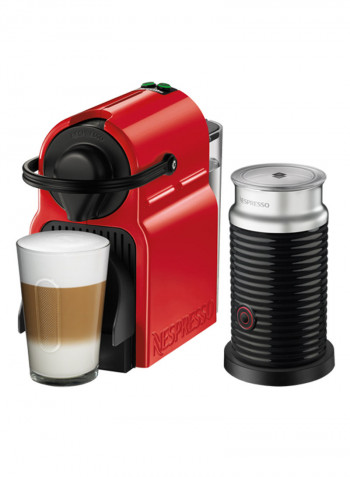 Inissia Bundle Coffee Machine 1260 W C40BU-RE Black/Silver/Red