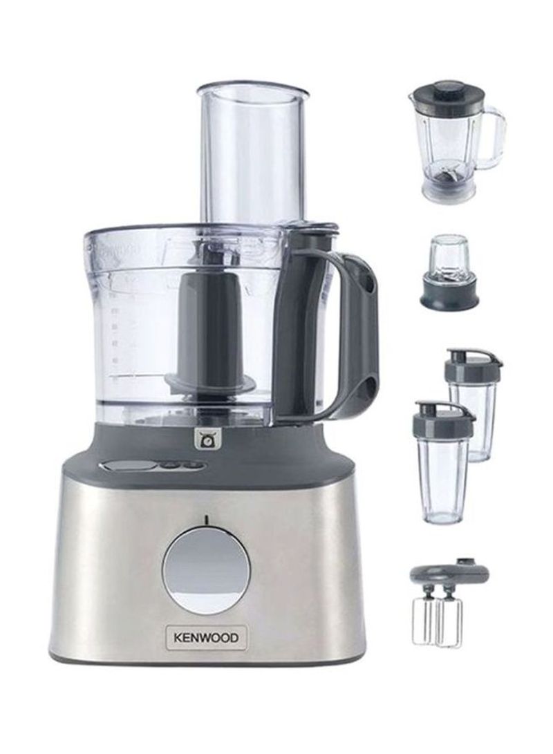 Multipro Compact Plus Food Processor & Blender with Digital Weighing Scale 800 W FDM312SS silver/Grey/Clear
