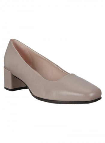 Shape Squared Comfort Slip-On Pumps Grey/Black