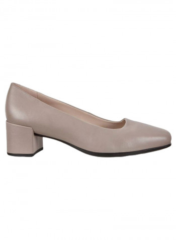 Shape Squared Comfort Slip-On Pumps Grey/Black