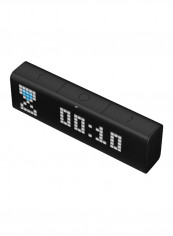 WiFi Connected Clock With LED Indicator Panel 20 x 3.6 x 6سم Black تقييمات WiFi Connected Clock With LED Indicator Panel 20 x 3.6 x 6سم Black