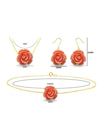 18 Karat Gold Jewellery Set