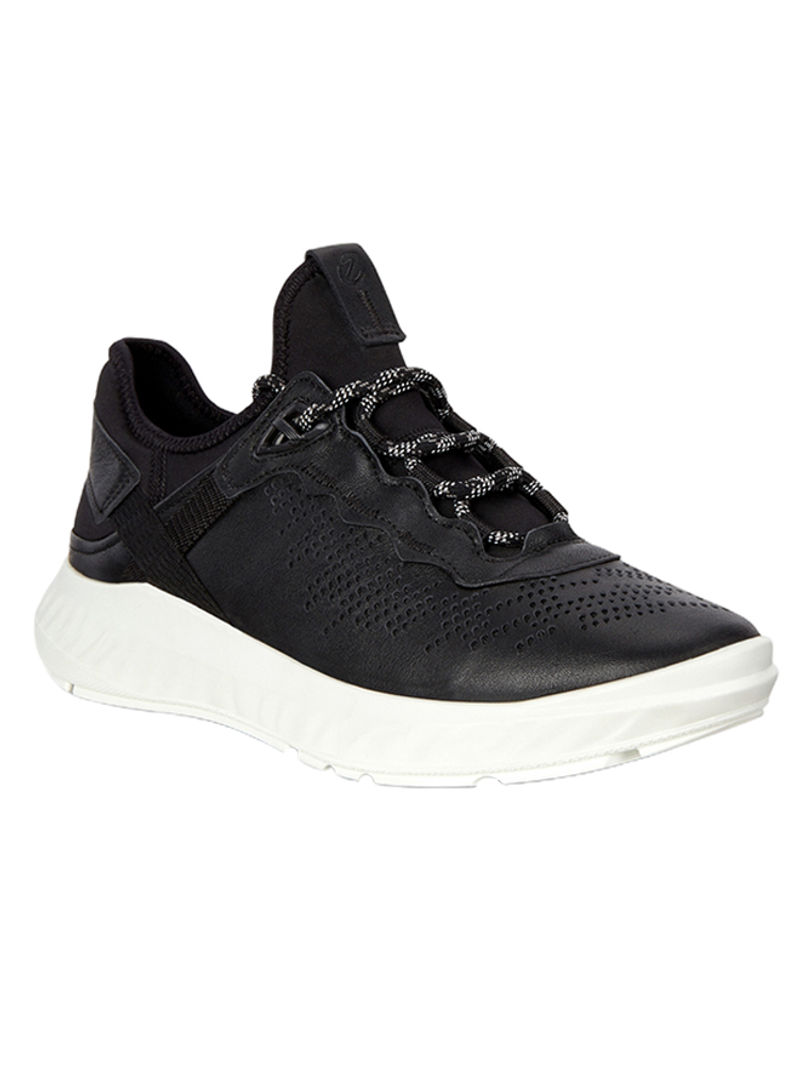 St1 Lite Lace-Up Sneakers Black/White