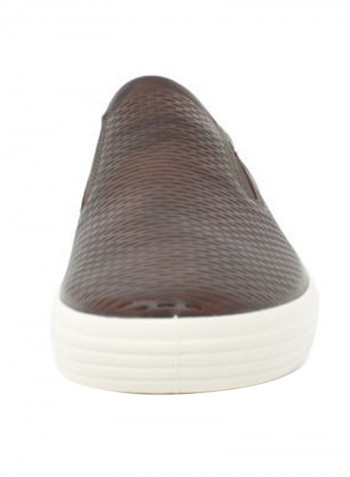 Soft 7 Slip-On Sneakers Brown/White