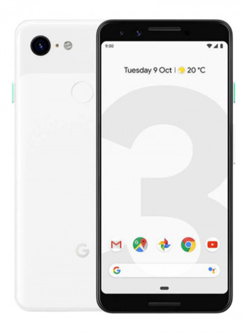 Pixel 3 Single SIM Clearly White 4GB RAM 64GB 4G LTE