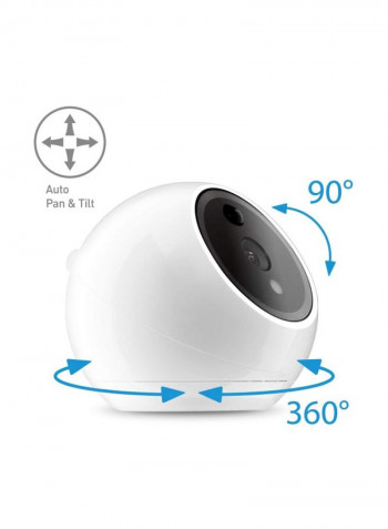 Apollo FHD Wi-Fi Camera 3.54x3.94inch White