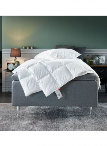 FD Anemone Cool Duvet Cotton White 200x220cm