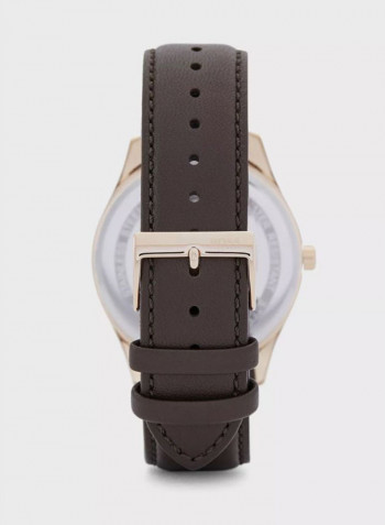 Men's Commissioner Leather Analog Watch 1513832
