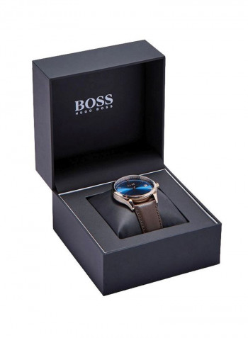 Men's Commissioner Leather Analog Watch 1513832