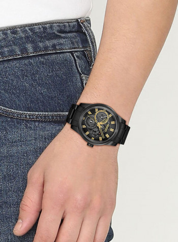 Men's Skeleton Stainless Steel Analog Watch 1530192