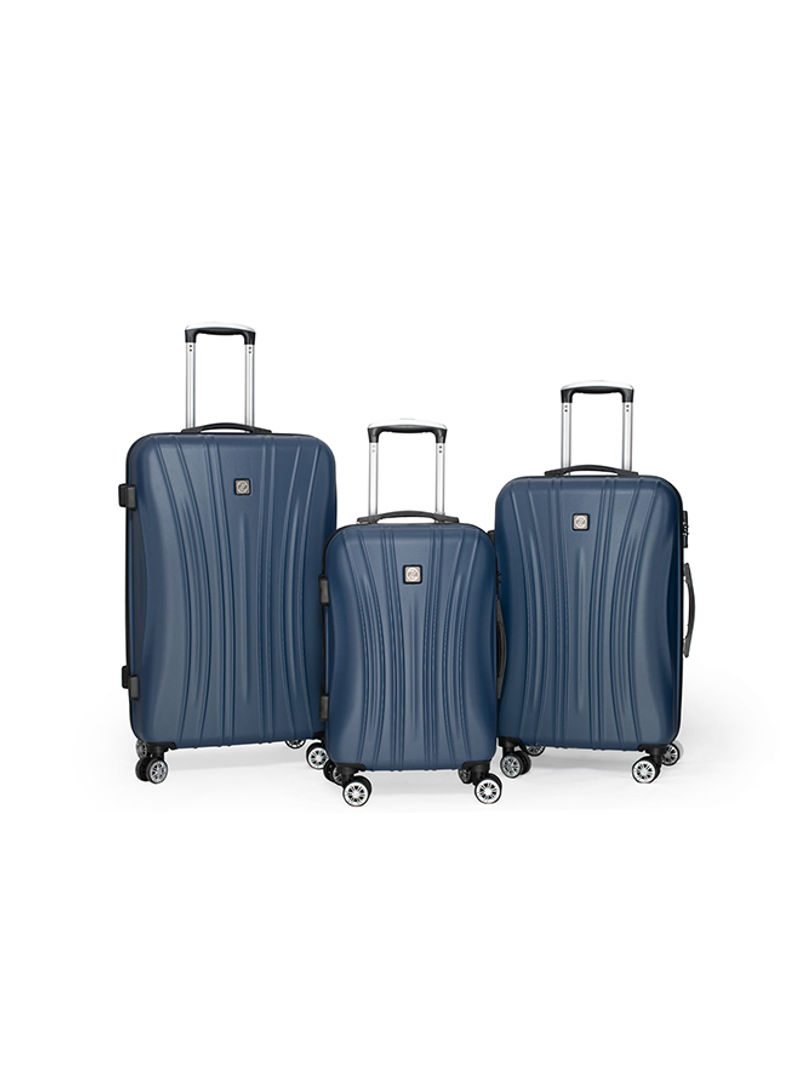 3-Piece Travelmate Luggage Set Navy Blue