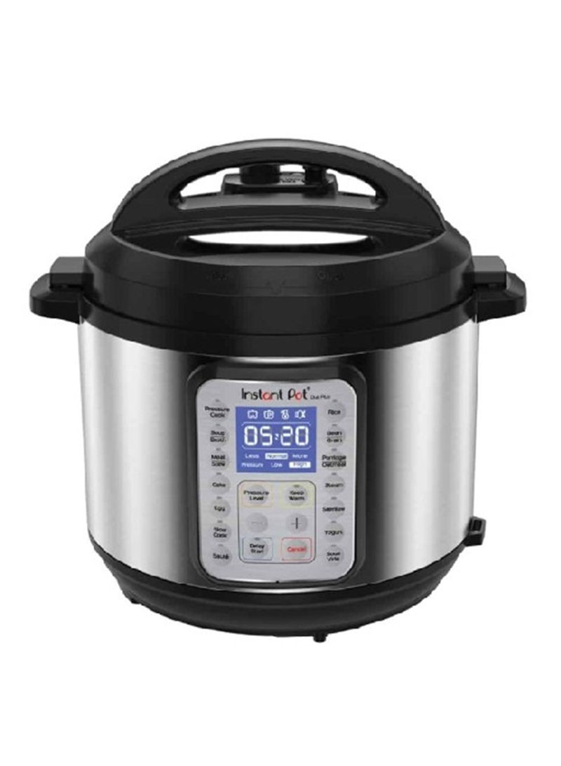 DUO plus 8, 9-in-1 Multi-Use Electric Programmable Pressure Cooker, 15 smart programs, inner pot, Advanced Safety Protection 7.6 l 1200 W INP-113-0008-01 Black & Stainless steel
