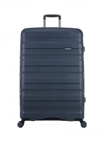 Juno II 4-Wheel Hard Luggage Trolley كحلي