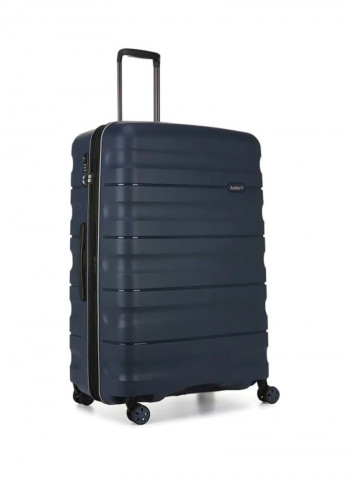 Juno II 4-Wheel Hard Luggage Trolley كحلي