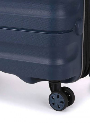 Juno II 4-Wheel Hard Luggage Trolley كحلي