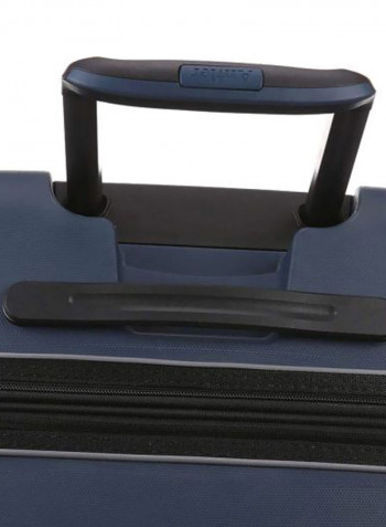Juno II 4-Wheel Hard Luggage Trolley كحلي