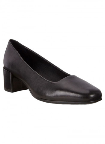 Shape Squared Comfort Slip-On Pumps Black