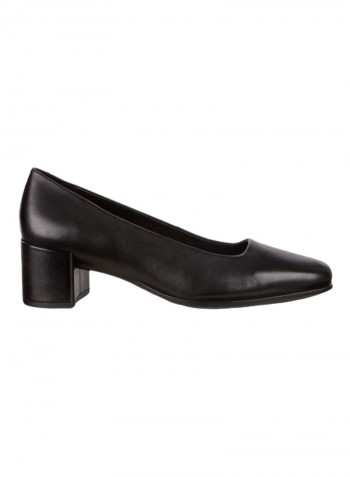 Shape Squared Comfort Slip-On Pumps Black
