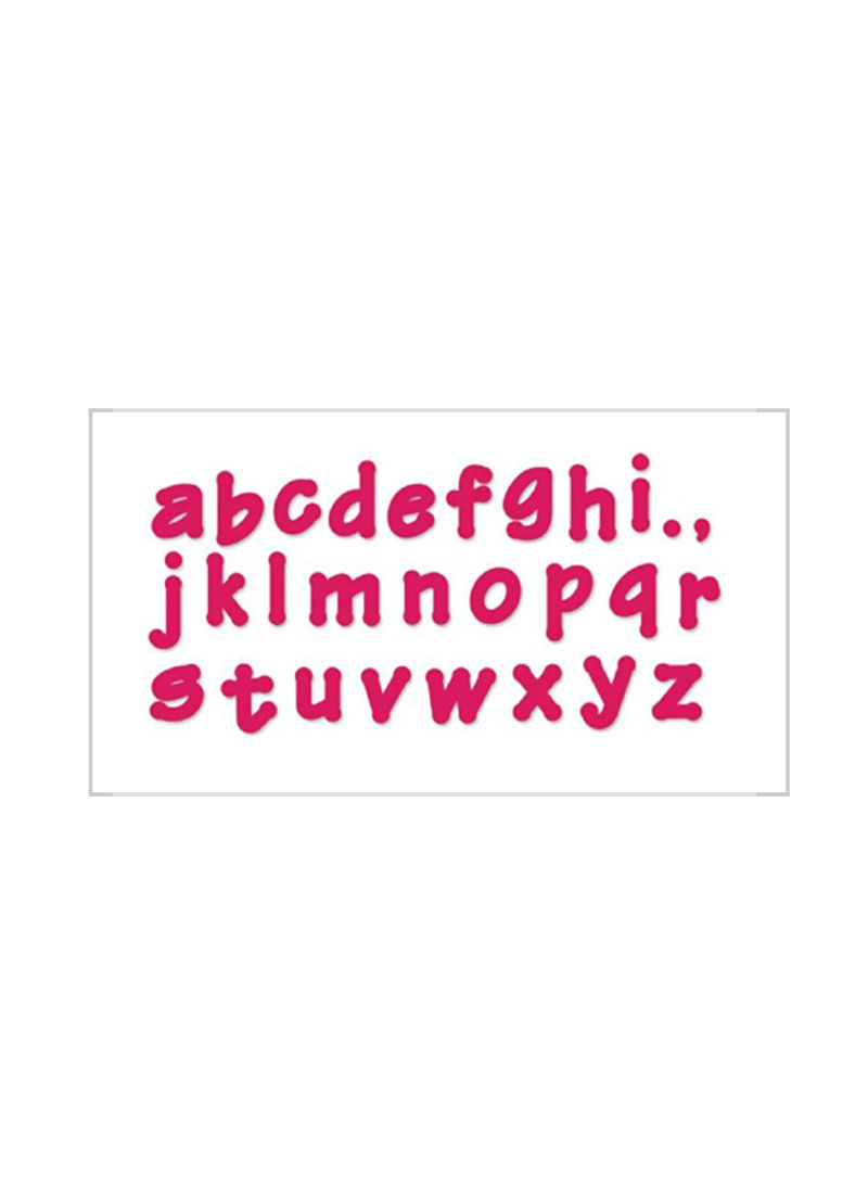 Lollipop Shadow Lowercase Alphabet Bigz Dies Pink