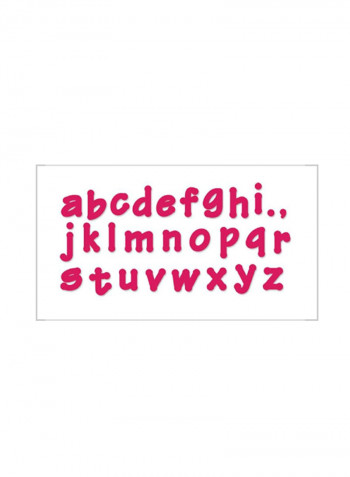 Lollipop Shadow Lowercase Alphabet Bigz Dies Pink