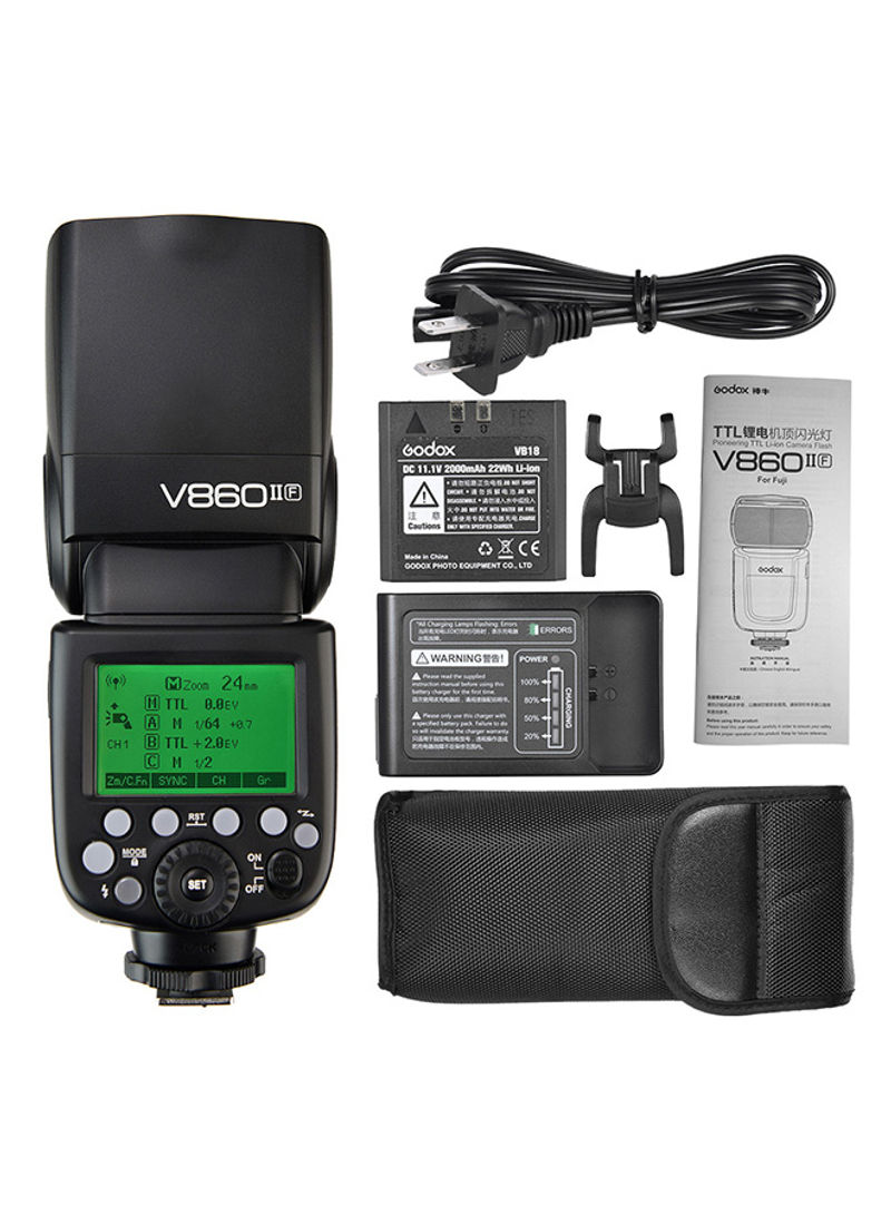 2000 mAh Camera Flash Kit Black