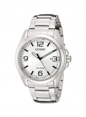 Men's Eco-Drive Water Resistant Analog Watch AW1430-86A