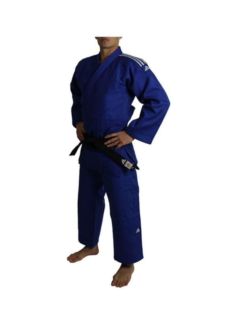 Champion II Tie-Knot Judo Suit Set Blue/Black 160cm