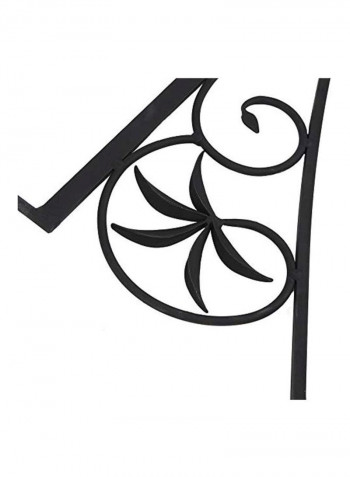 Wrought Iron Fireplace Black