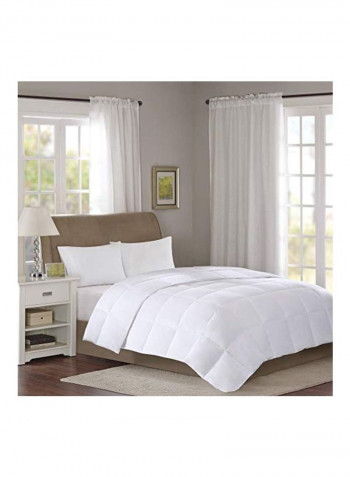Printed Duvet Cover Polyester Beige/Yellow Twin