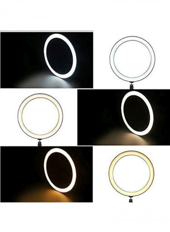 LED Photography Ring Light White/Black