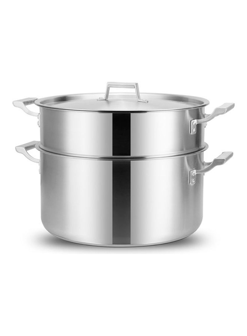 Stock Cooking Pot Silver 59 x 34cm