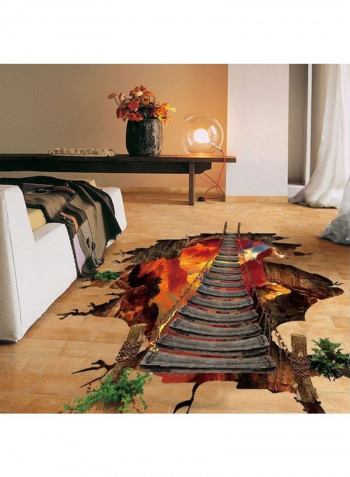 Large 3D Cosmic Space Wall Sticker Multicolour 60x90cm