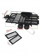 Heavy-Duty Trailer Cargo Carrier Metal Kit