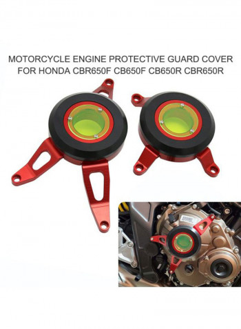 2-Piece Motorcycle Engine Protector Cover