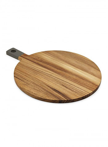 Round Paddle Board Brown/Grey 14.5x18.5x0.5inch