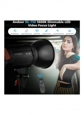 Focus Light  Daylight Dimmable Bowens Mount With Remote Control multicolour