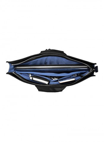 Messenger Shoulder Bag For Alienware 15.6-Inch Laptop Black/Blue