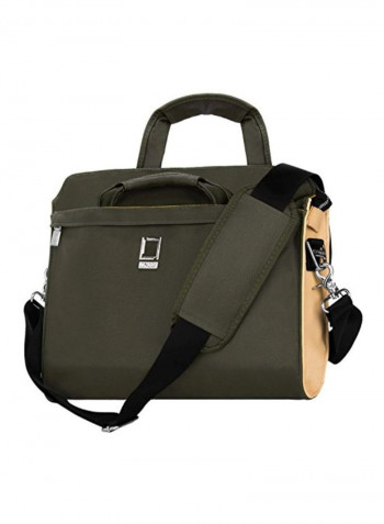 Shoulder Bag For Alienware Laptop 14/15.6-Inch Grey/Beige