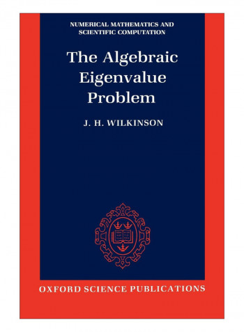 The Algebraic Eigenvalue Problem Paperback