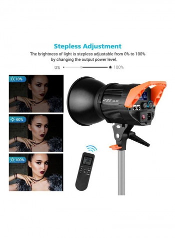 Focus Light  Daylight Dimmable Bowens Mount With Remote Control multicolour