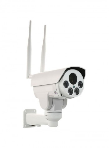 Wireless PTZ Network IR-Cut Surveillance Camera White/Black 14.5x8.8x13centimeter