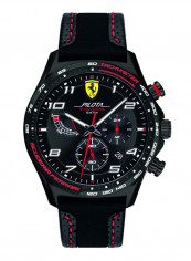 Men's Pilota Evo Water Resistance Leather Chronograph Watch 830717