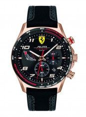 Men's Pilota Evo Water Resistance Leather Chronograph Watch 830719