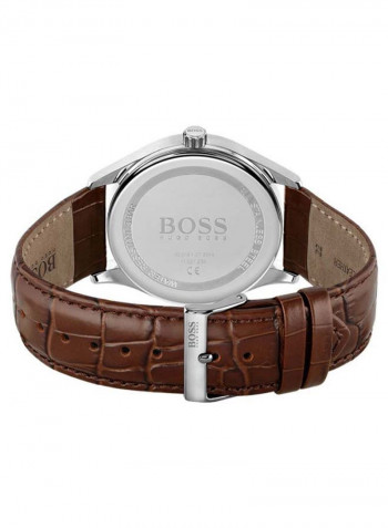 Men's Distinction Water Resistance Leather Analog Watch 1513796