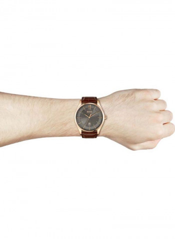 Men's Distinction Water Resistance Leather Analog Watch 1513796