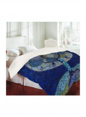 Rachael Taylor Contemporary Duvet Cover Polyester Orange/White Twin/Twin XL